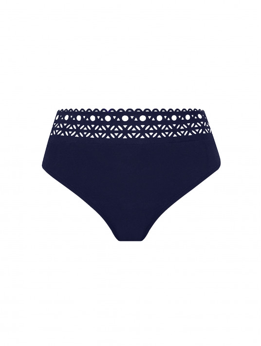 High Bikini Brief Ajourage Couture Marine Lise Charmel