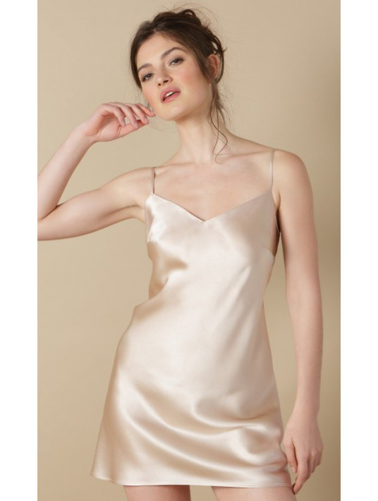 marjolaine 100% silk slip ODA