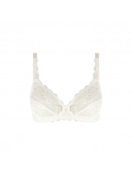 Wacoal Raffine Minimiser Lace Underwired Bra (d-e Cup) in Natural