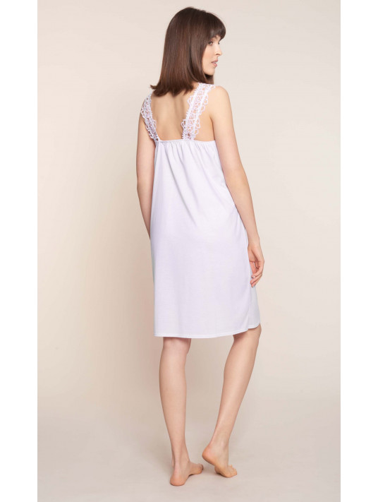 front open cotton nightgown