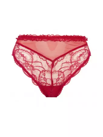Lise charmel lingerie rouge Culotte taille haute sexy  SOIR DE VENISE