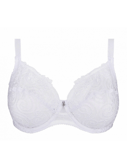 Well being bra white CRYSTAL POESIE