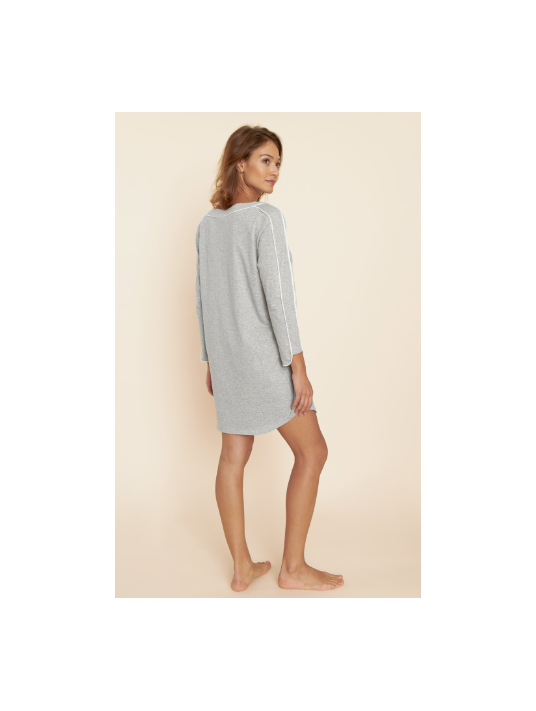 Féraud Long Sleeved Cotton Nightgown