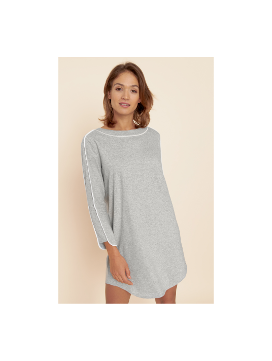 Féraud Long Sleeved Cotton Nightgown