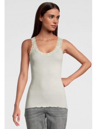 oscalito Tank top lace champagne WOOLEN SILK