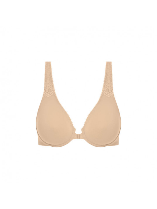 Women's semi soft lightly lined black bra size 34H US / 34FF UK 