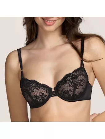 Andres sarda Soutien-gorge classique noir GINGER