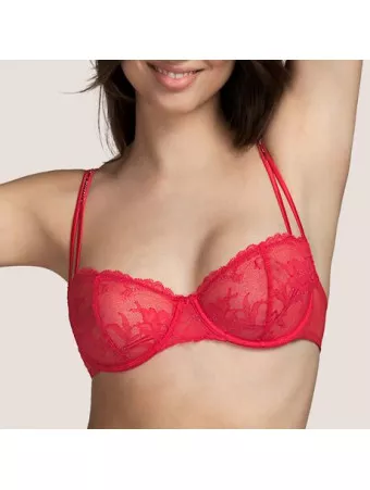 Andres Sarda lingerie Half cup bra Andres Sarda red GAGA