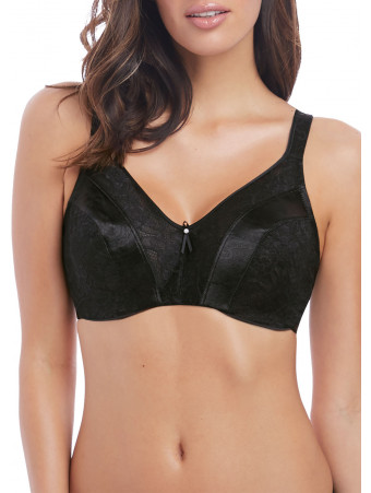 Jacquard Underwire Bra With Lace - Déesse Collection