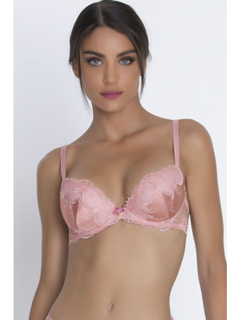Lisse Moulded Non Padded Bra Peach Blush - Pret-a-dormir by Noppe