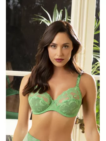 Lise Charmel Soutien-gorge bien-être émeraude DRESSING FLORAL