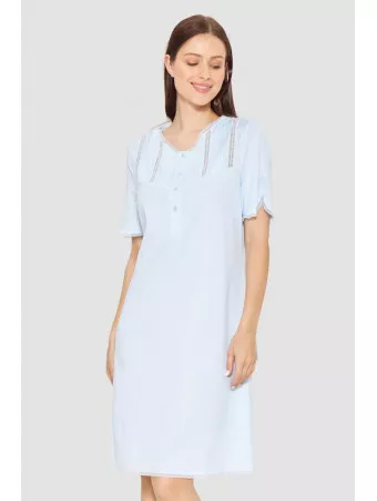 Feraud Chemise de nuit manches courtes COTON