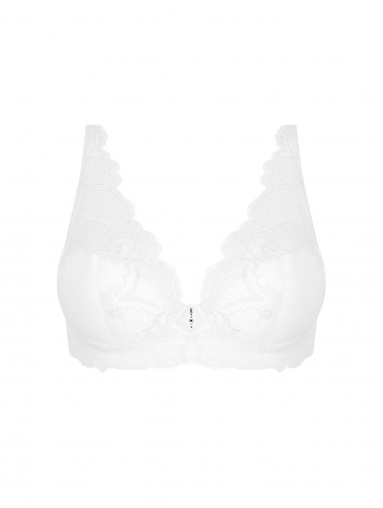 Lise Charmel Soutien-gorge 1/2 mousse blanc SUBLIME EN DENTELLE