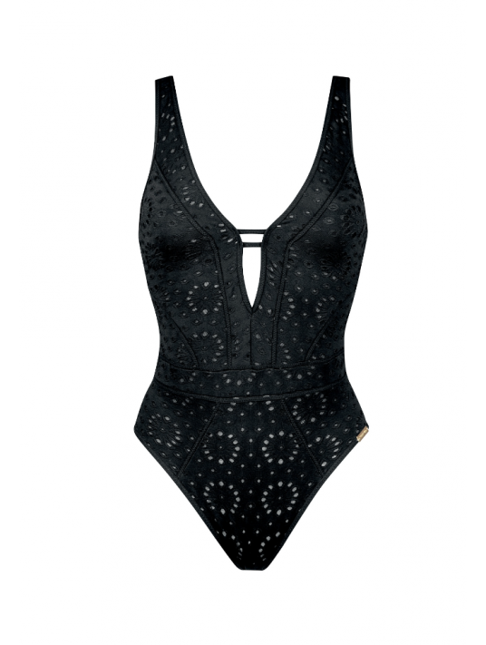 Watercult Maillot une pièce noir RIVIERA NOTE