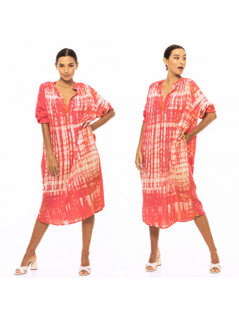 Long cotton beach dress PALME