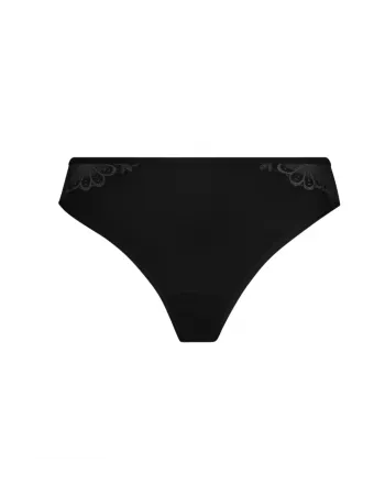 black Brief DRESSING FLORAL lise charmel