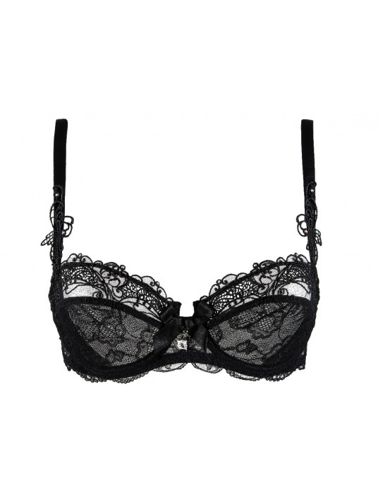 Lise Charmel black lace Balcony bra SOIR DE VENISE