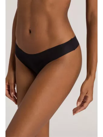 Invisible Thong black COTTON