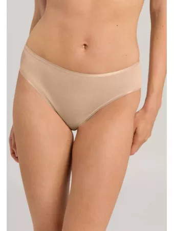 Hanro Slip Midi sans couture beige COTON