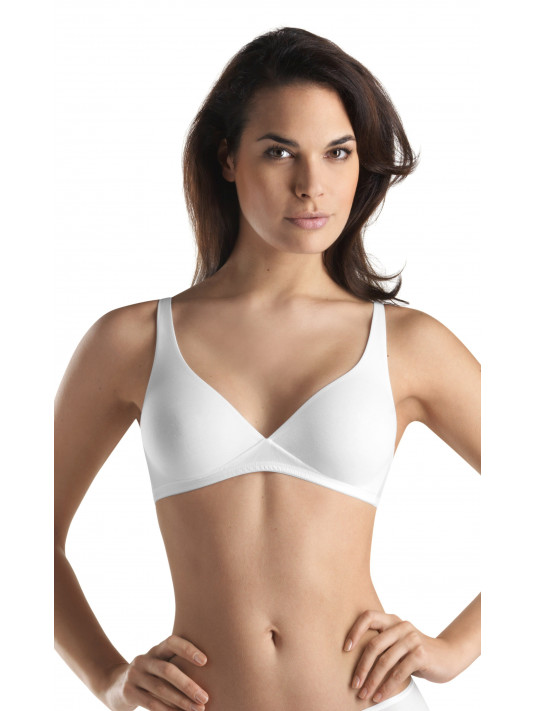 Hanro Non wired bra white COTTON SENSATION