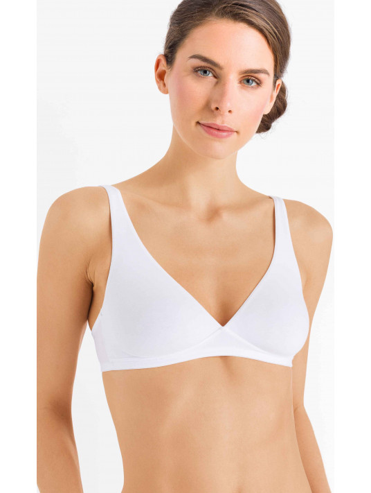 Hanro Non wired bra white COTTON SENSATION