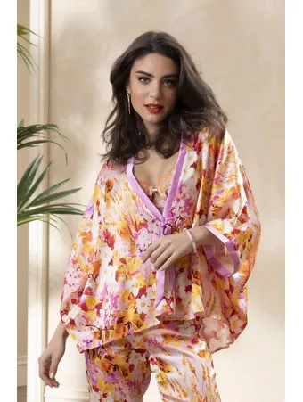 Lise Charmel Silk jacket JARDIN DE LUMIERE