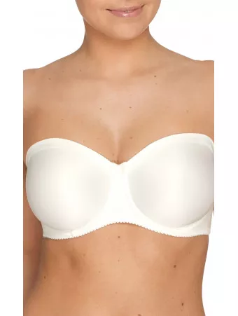 Prima donna Bandeau bra natural SATIN