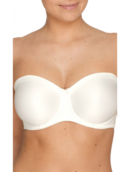 Prima donna Bandeau bra natural SATIN