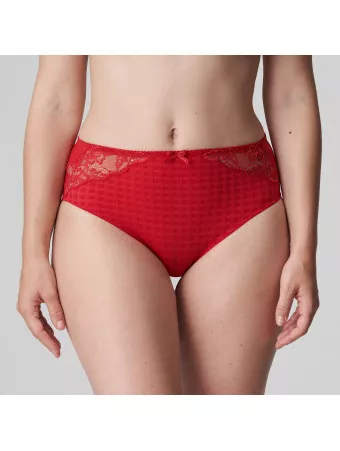 Prima Donna Culotte taille haute rouge MADISON