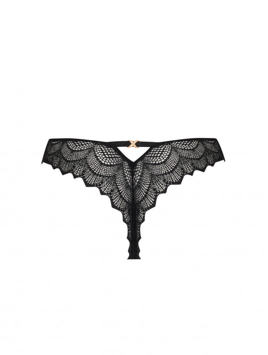 Antigel black lace Tanga SEXY BOHÊME