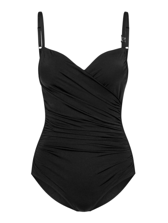 Feraud Maillot 1 pièce sculptant noir BEACH OCEAN