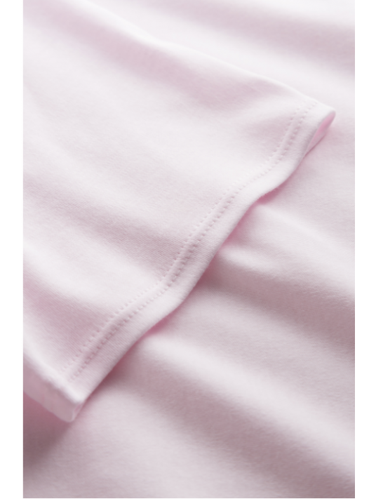 Feraud Short sleeved cotton nightgown pink HIGH CLASS