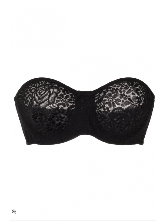 Wacoal Bandeau bra black HALO