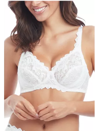 Non wired bra white EGLANTINE