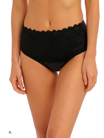 Culotte ventre plat noir EGLANTINE