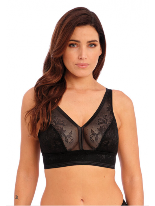 Wacoal Non wired bralette black NET EFFECTSS