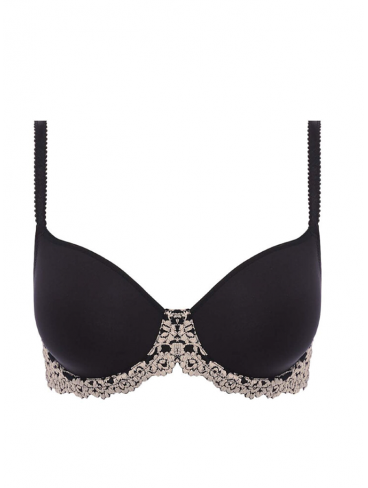 Wacoal Underwired contour bra black EMBRACE LACE