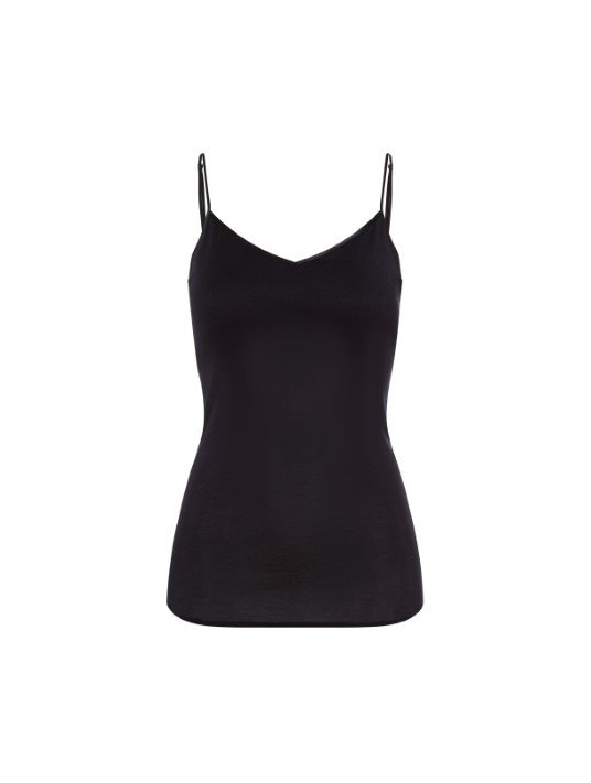 hanro Top coussinets amovibles noir COTON