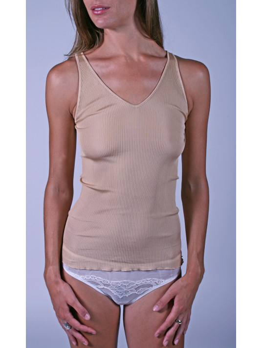 Tank top large straps skin SILK