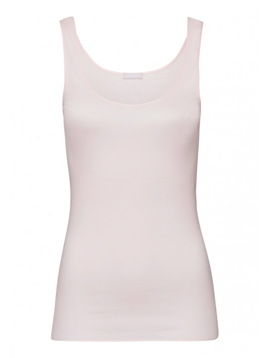 Hanro Seamless tank top pink COTTON