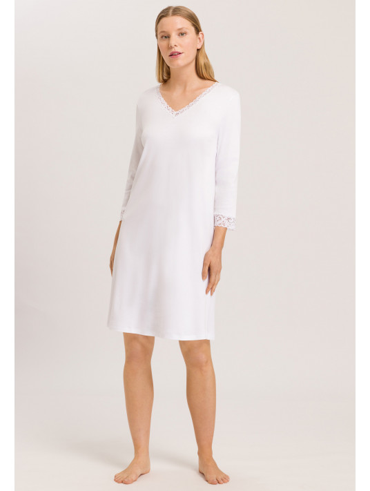 Hanro White Cotton night dress MOMENTS