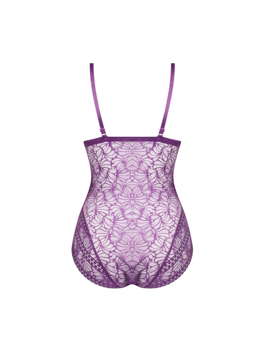 Antigel Lace bodysuit purple ATELIER SEDUCTION