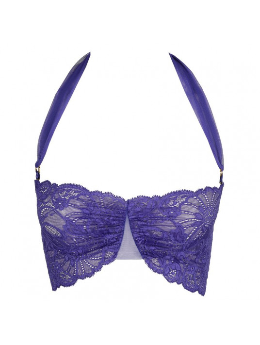 Andres Sarda purple Bandeau bra SHAVONNE