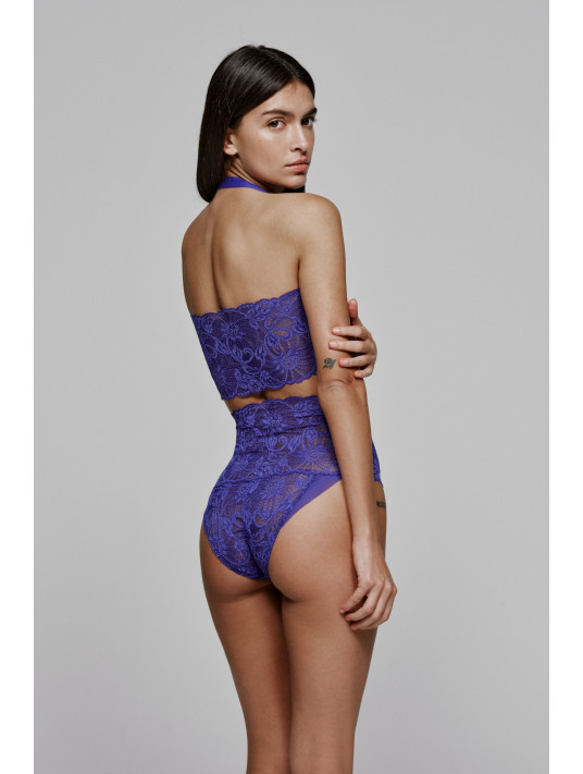 Sarda Bustier bandeau violet SHAVONNE