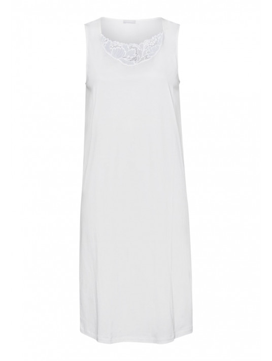 Hanro Chemise de nuit sans manche en coton ANNE