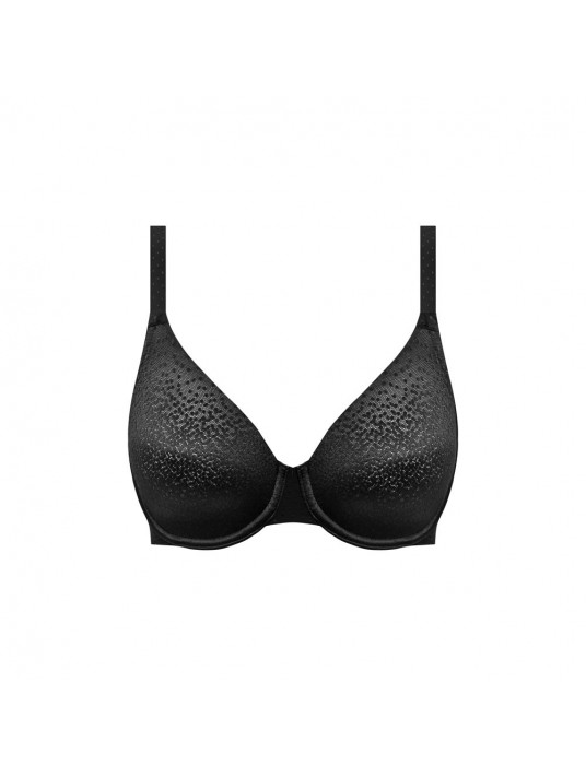 Wacoal Moulded Underwired bra black BACK APPEAL