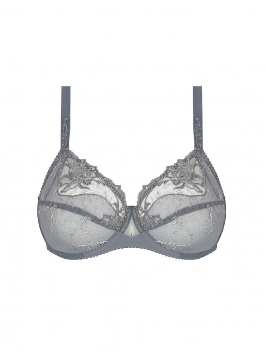 Soutien-gorge bien-être gris perle SOURCE BEAUTE