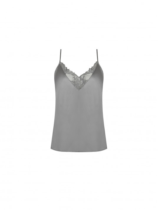 Lise Charmel Silk top gray SOURCE BEAUT