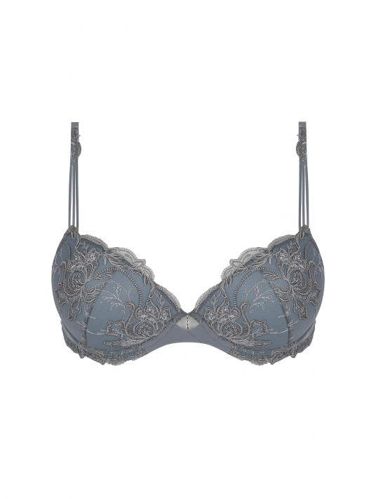 Lise Charmel gray padded bra SOURCE BEAUTE