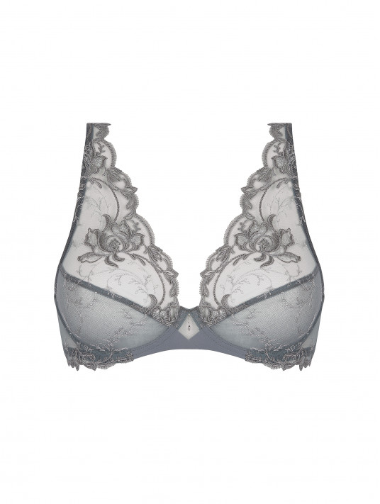 Lise cHarmel Soutien-gorge glamour gris perle SOURCE BEAUTE